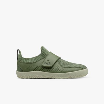 Vivobarefoot Primus Knit Wool Schoenen Kinderen - Groen Sneakers CAV702985